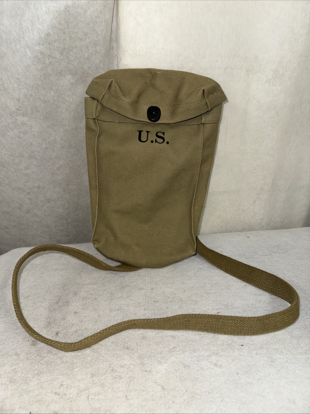 Vintage 1942 Dated WWII US ARMY TOMPSON 30RD  .45 STICK MAGAZINE AMMO CARRY BAG