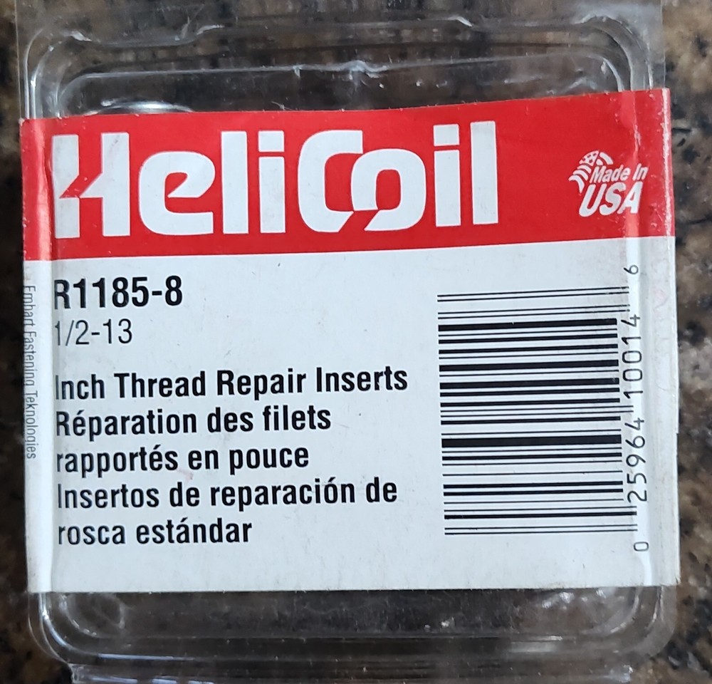 RECOIL THREAD INSERTS 1/2-13 6 PCS