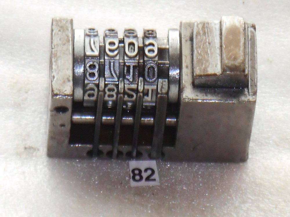 WMA | Reverse letterpress numbering machine | 82