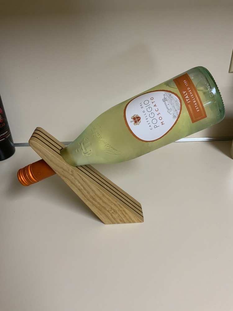 HANDMADE WOOD WINE HOLDER