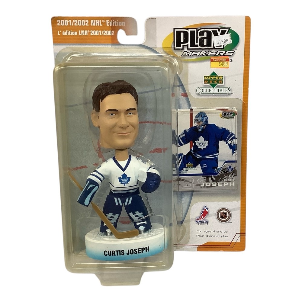 NHL #31 Curtis Joseph Toronto Maple Leafs Upper Deck Play Maker Bobblehead NEW