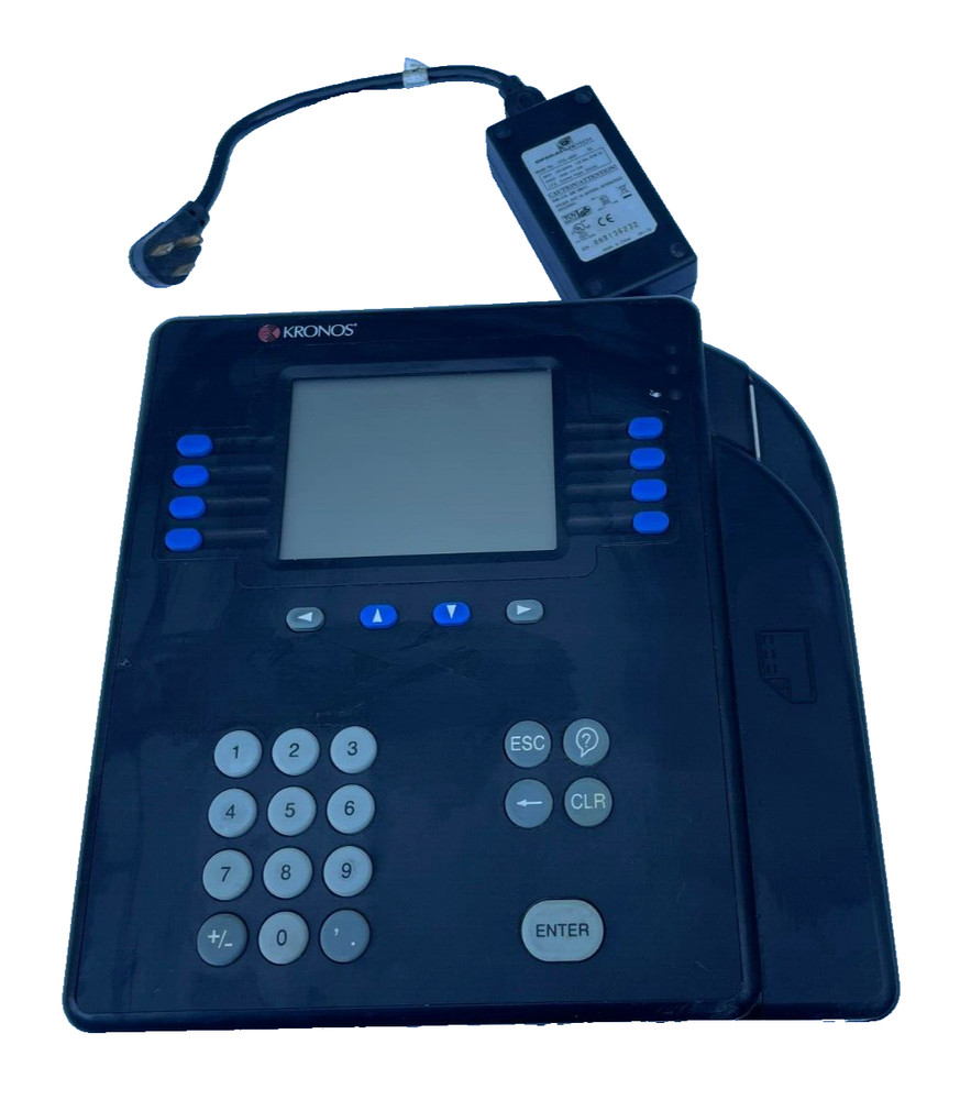 KRONOS System 4500 Time Clock Card Reader Terminal, 8602800-001