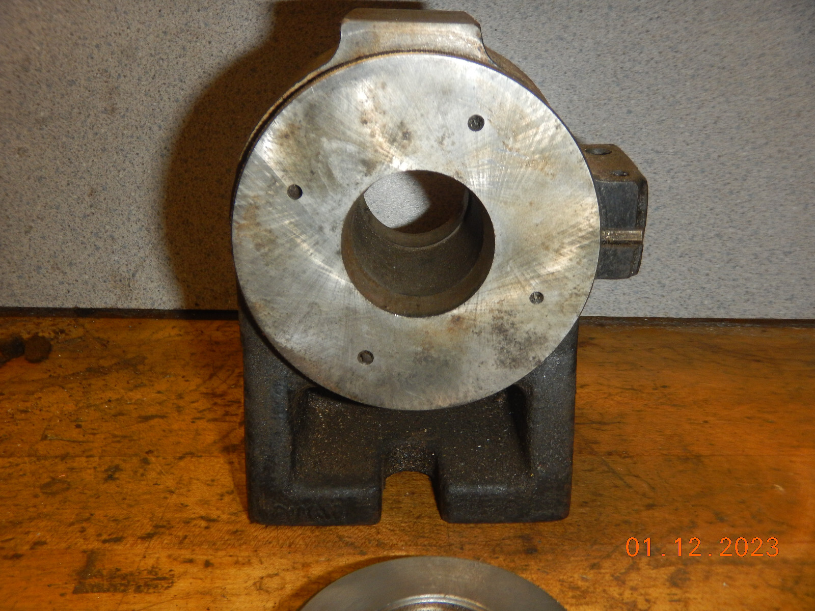 OLDER KALAMAZOO INDUSTRIES 5C COLLET INDEX FIXTURE W/ DRAW BAR