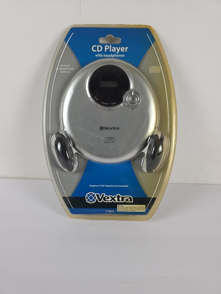 Vintage Vextra CD Player NEW/SEALED Programmable Memory Silver