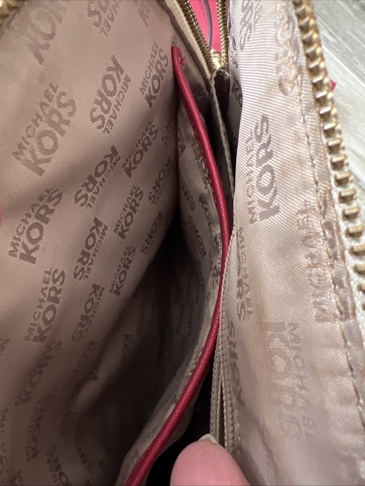 Michael Kors Backpack With Matching Wallet And Small Personal Item Bag