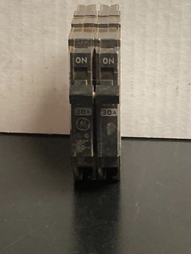 30 Amp 2 Pole Thin General Electric GE Breaker Type THQP230