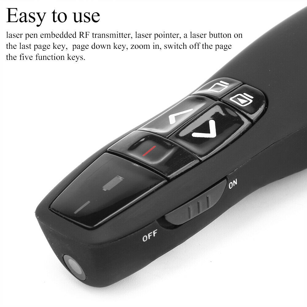 Wireless USB PPT Presenter Presentation Flip Laser Pointer Pen Remote Control