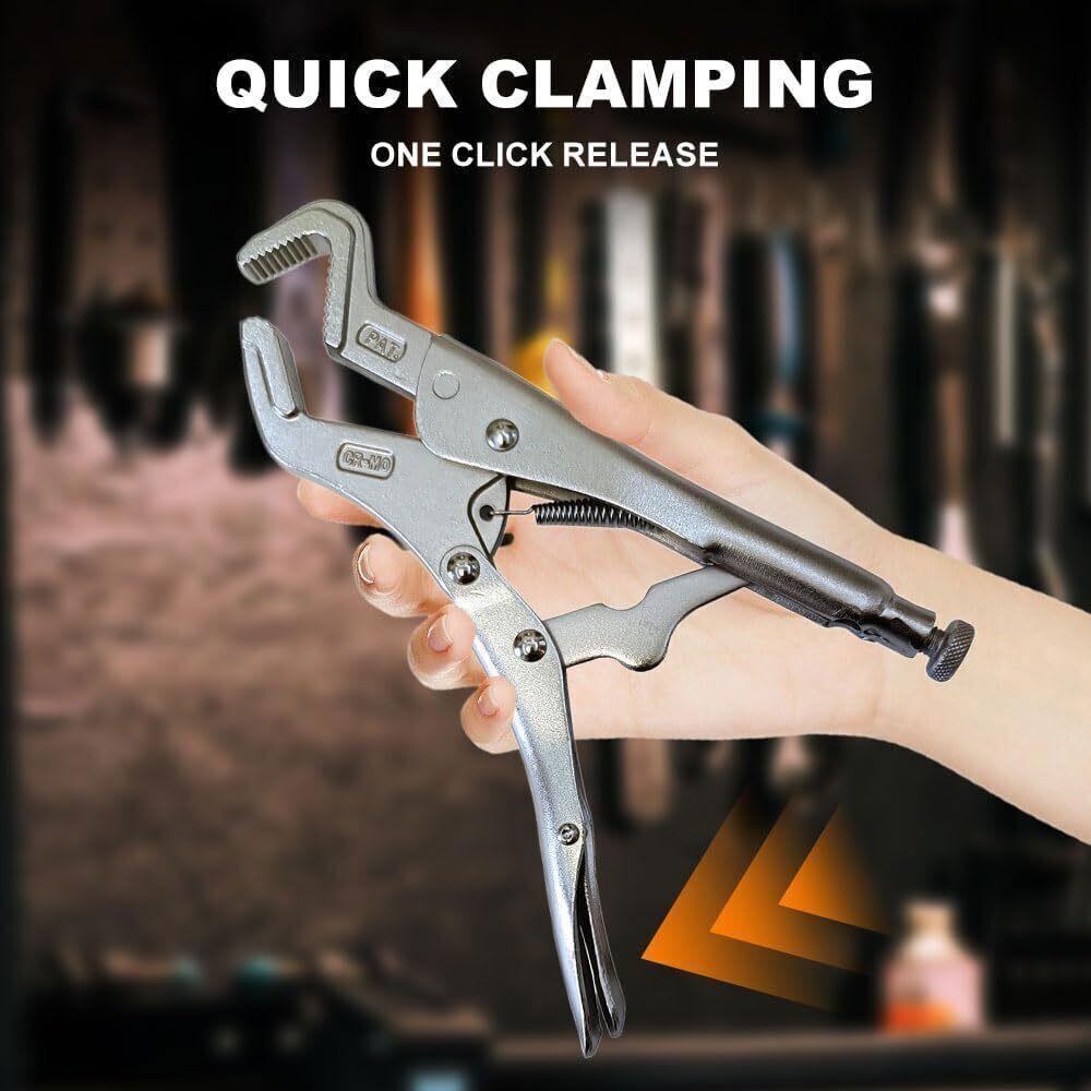 Multipurpose Locking Pliers For Welding Steel Heavy Duty Jaw Vise Grip Pliers CR