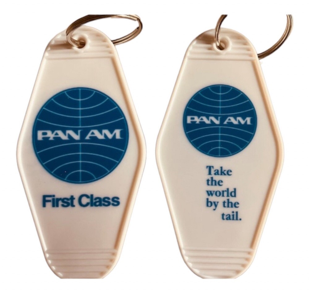 PAN AM “first class” inspired keytag