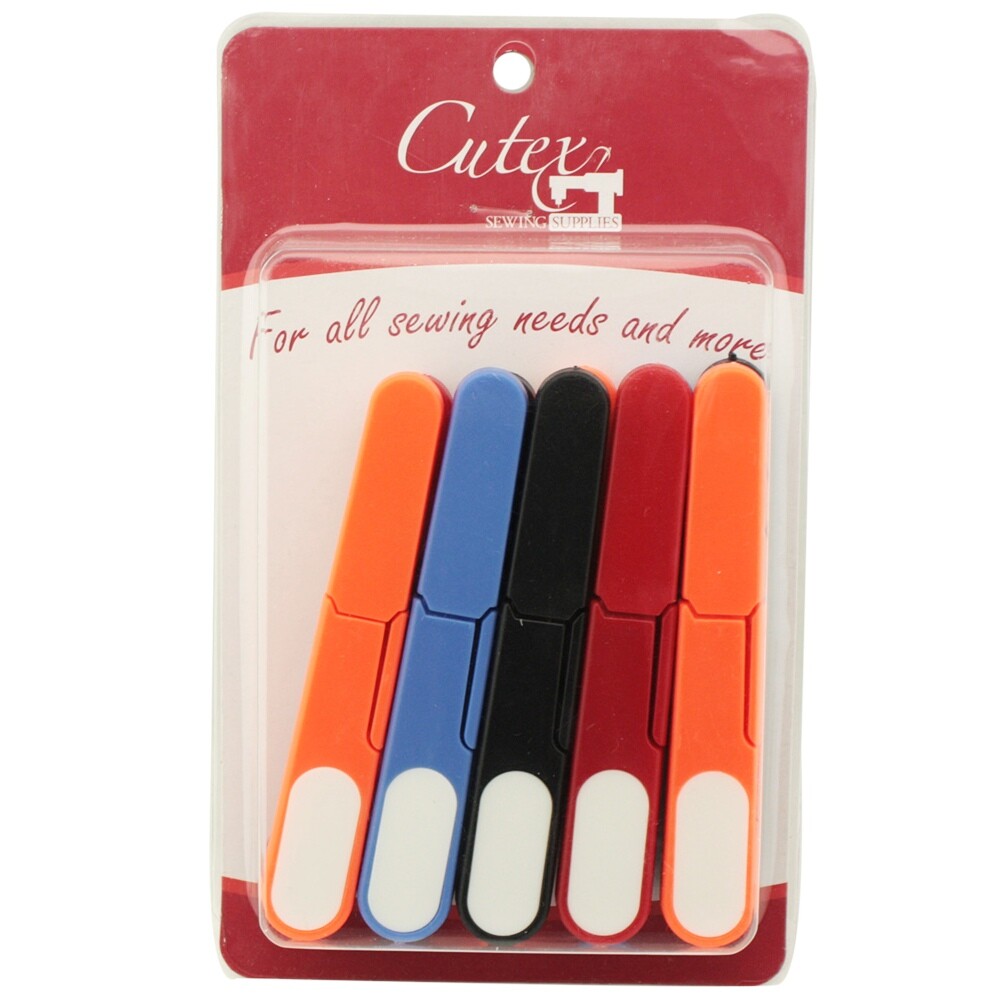 Cutex™ Sewing Thread & Yarn Cutters Scissors With Protective Cap