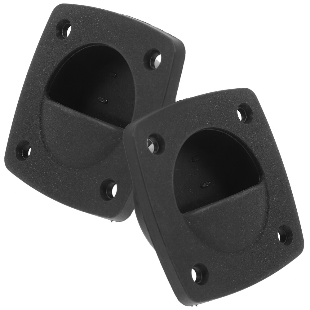 2 Pcs Nylon Handle Boat Deck Filler Latches Flush Pull Slam Door