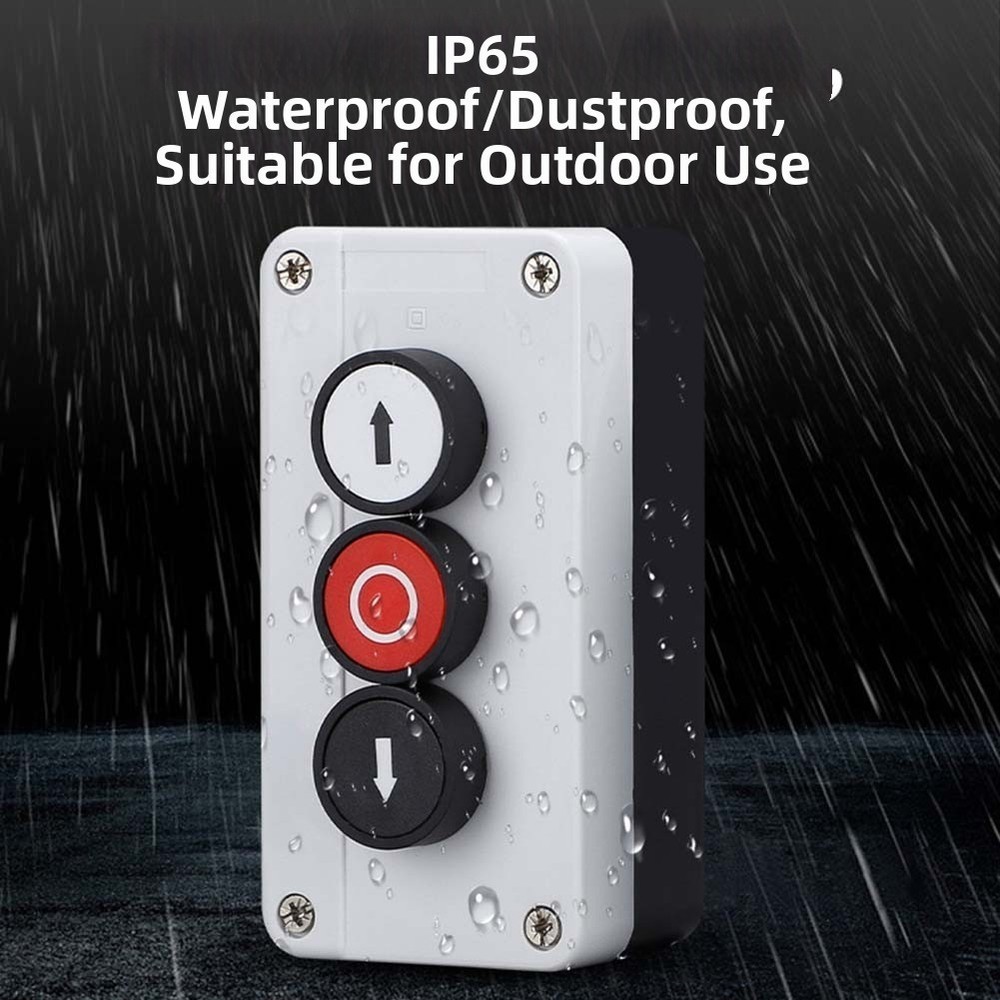 For Cement Workshop IP65 Push Button Waterproof Power Box Rubber Sealing