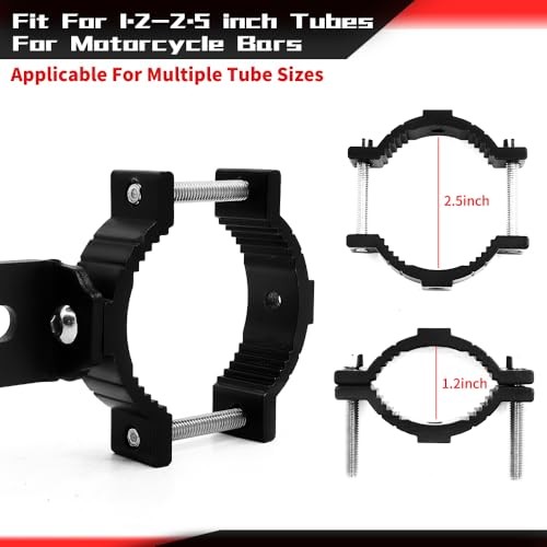 Motorcycle Spotlight Mounting Bracket, Light Bar Expansion Bracket for Spot