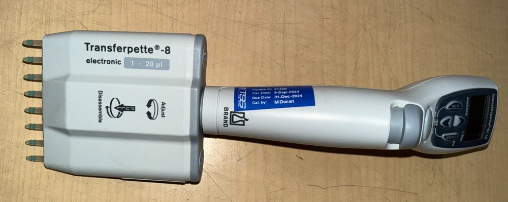 Tech Transferpette -8/-12 Electronic 1 - 20 ul