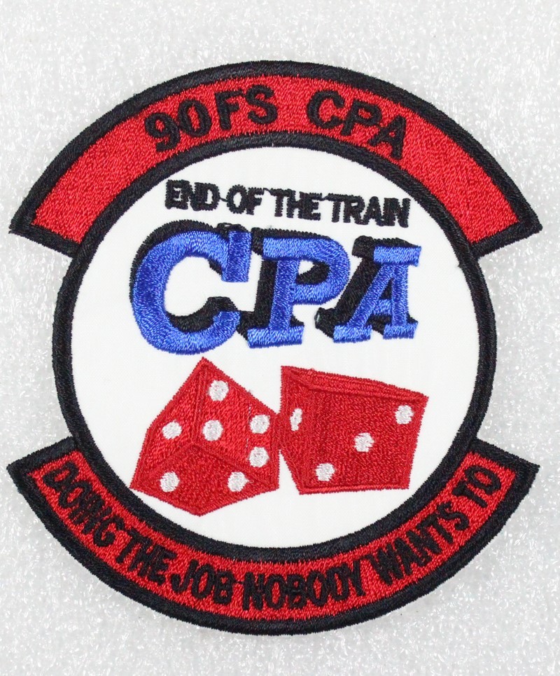 USAF Air Force Patch: 90th Fighter Squadron CPA