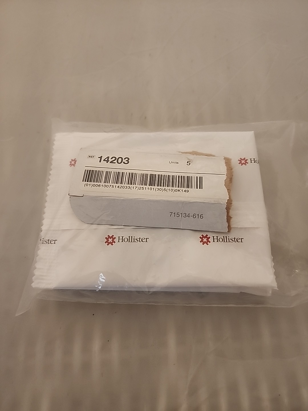 5 Each Hollister 14203 Cut-to-Fit Flex Wear Skin Barrier FREE SHIPPING