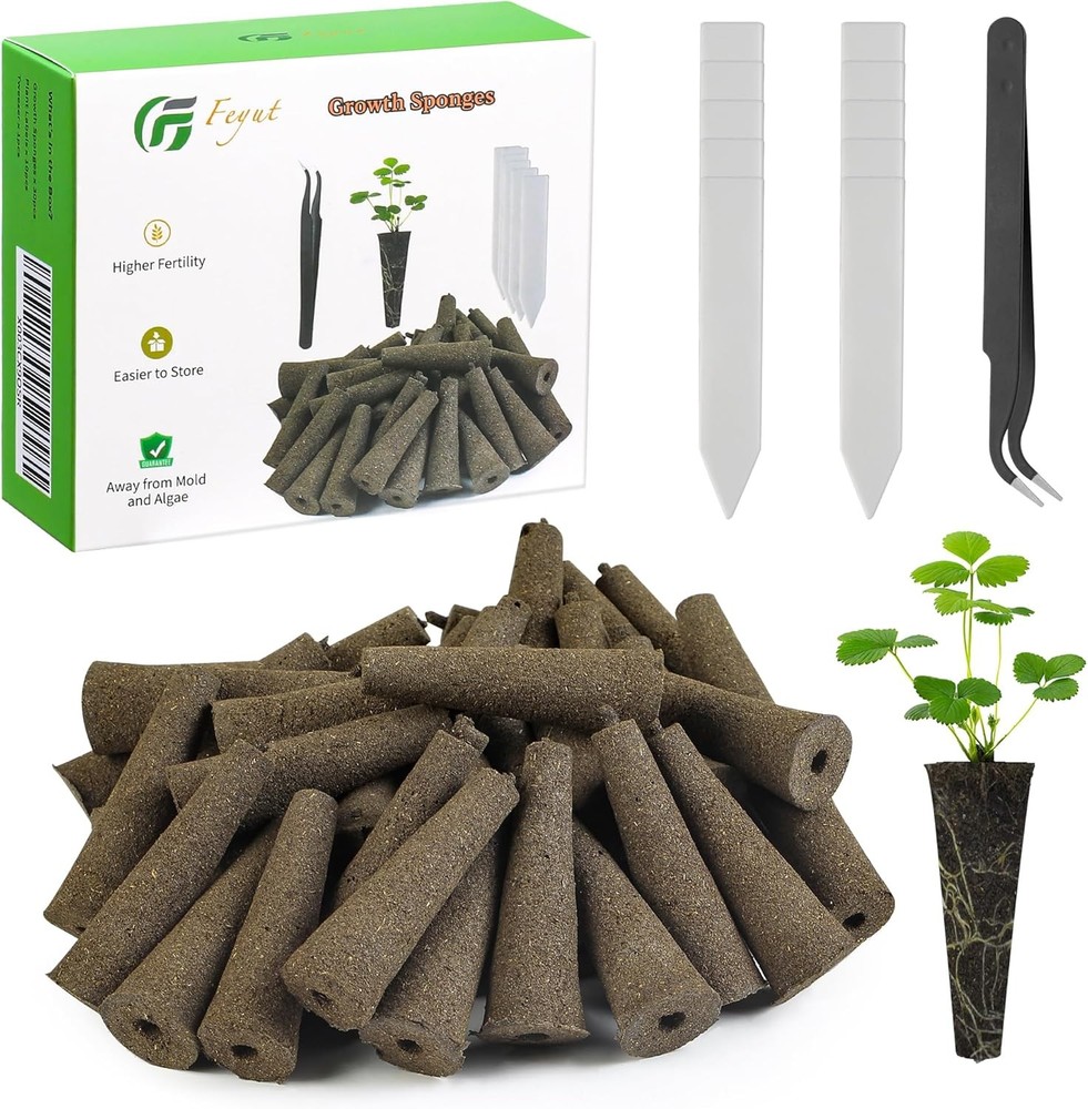 Hydroponic Grow Sponges Seed Starter