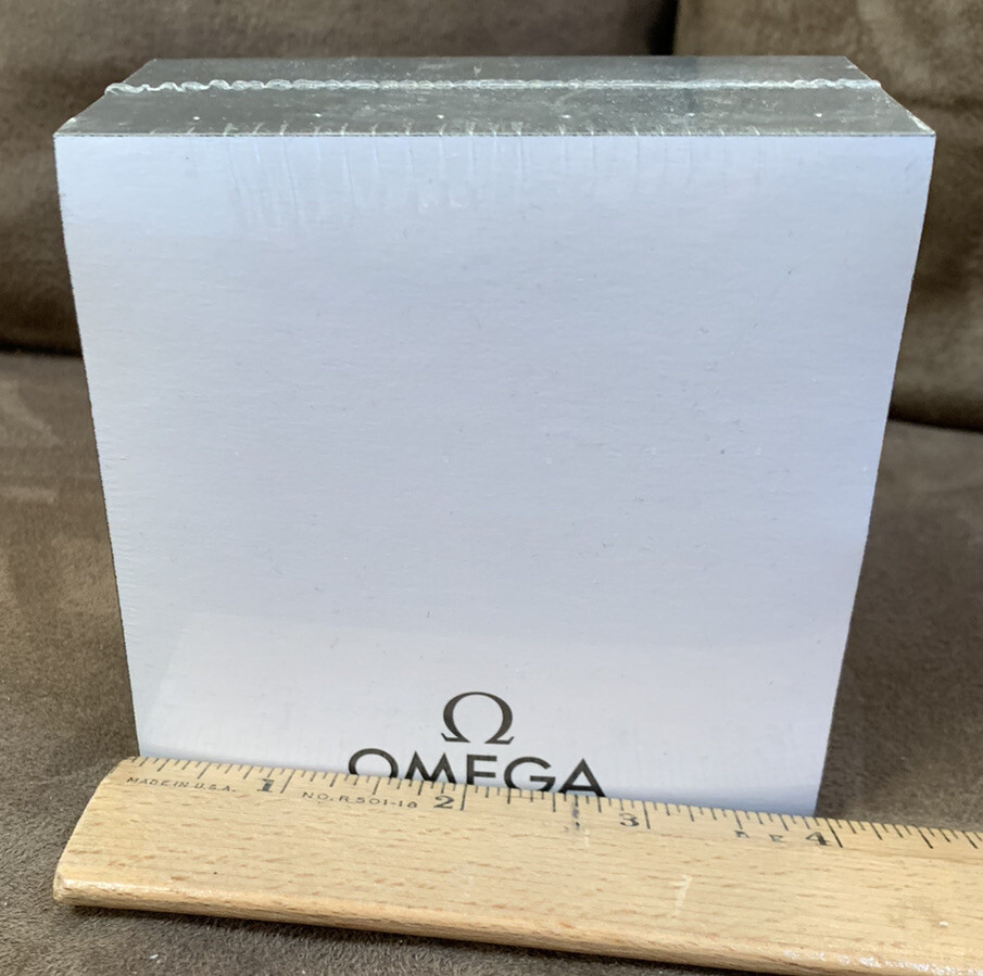OMEGA POST IT 4” PAPER PAD BLOCK LUXURY ACCESSORY WOW!!