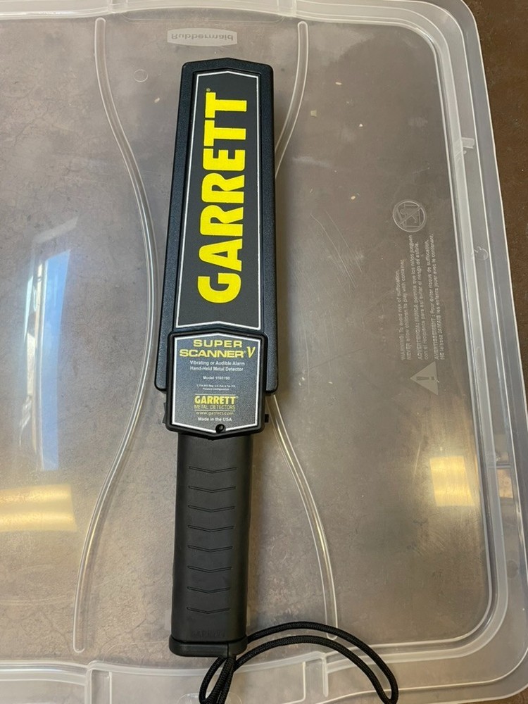 Garrett Super Scanner V Hand-Held Metal Detector- New never used
