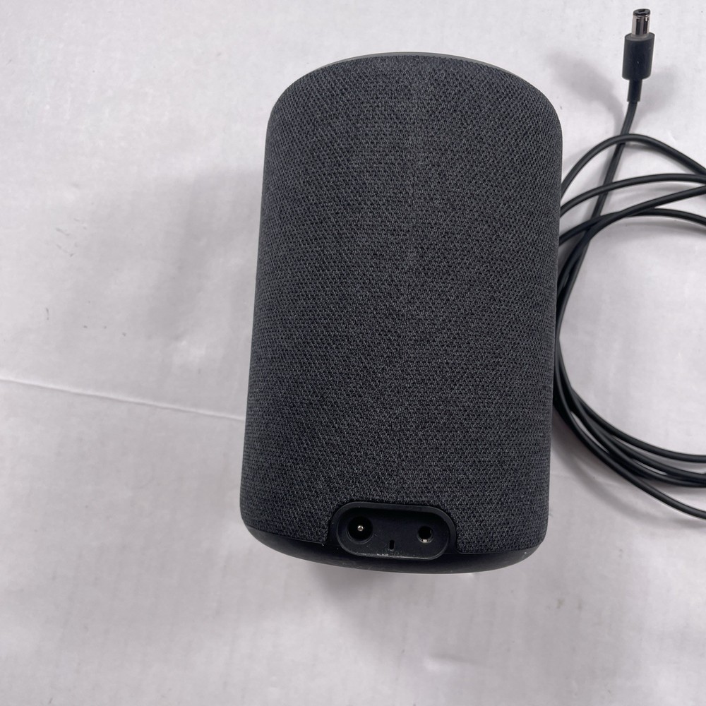 Amazon Echo 3rd Gen R9P2A5 Smart Speaker | Alexa | Black W/ Power Cable Tested