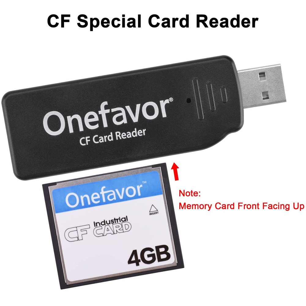 CF Card Reader, Compact Flash Memory Card Reader, CompactFlash Cards USB Read...
