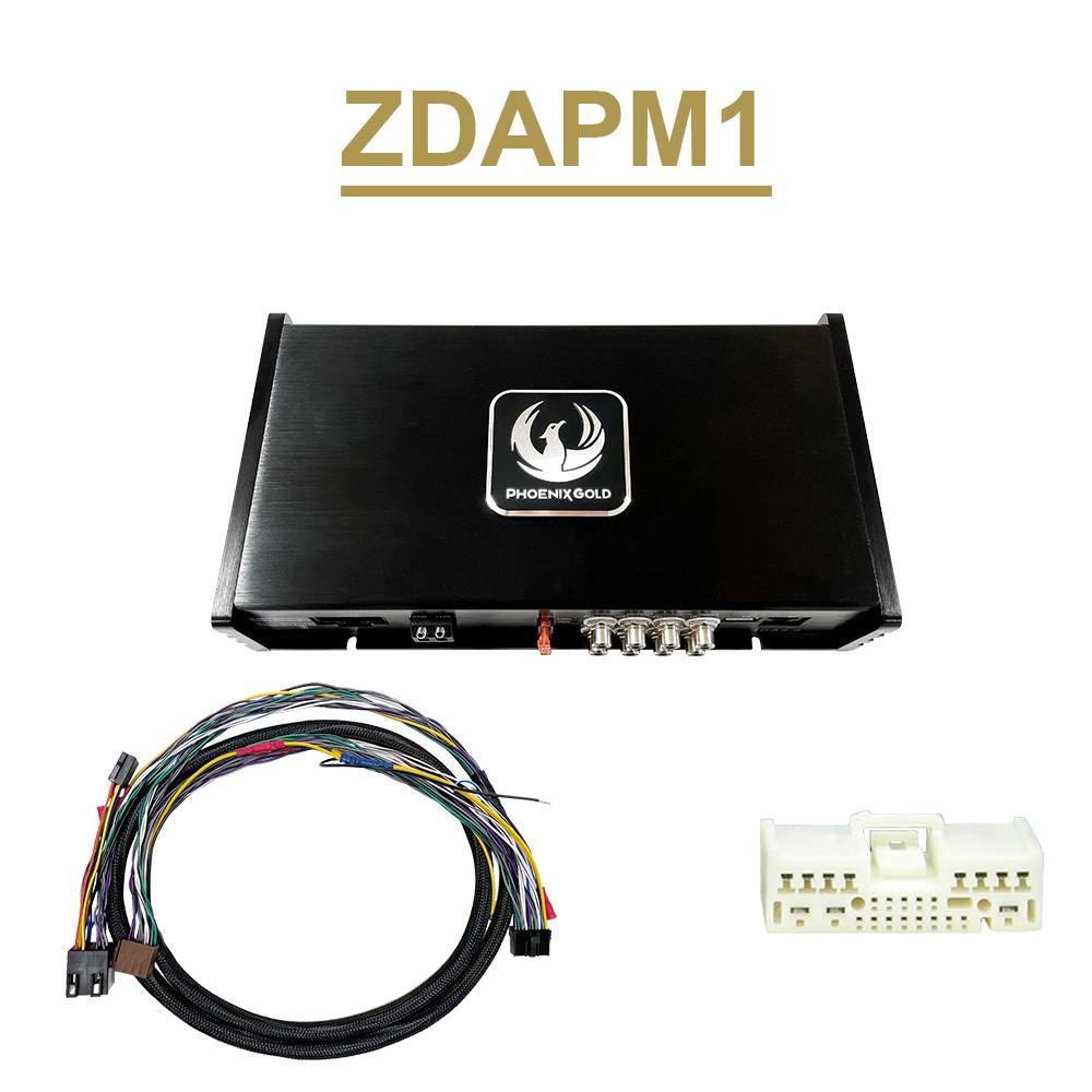 Phoenix Gold ZDAPM1 DSP Power Kit Basic Sound System For Mazda Premacy 2001