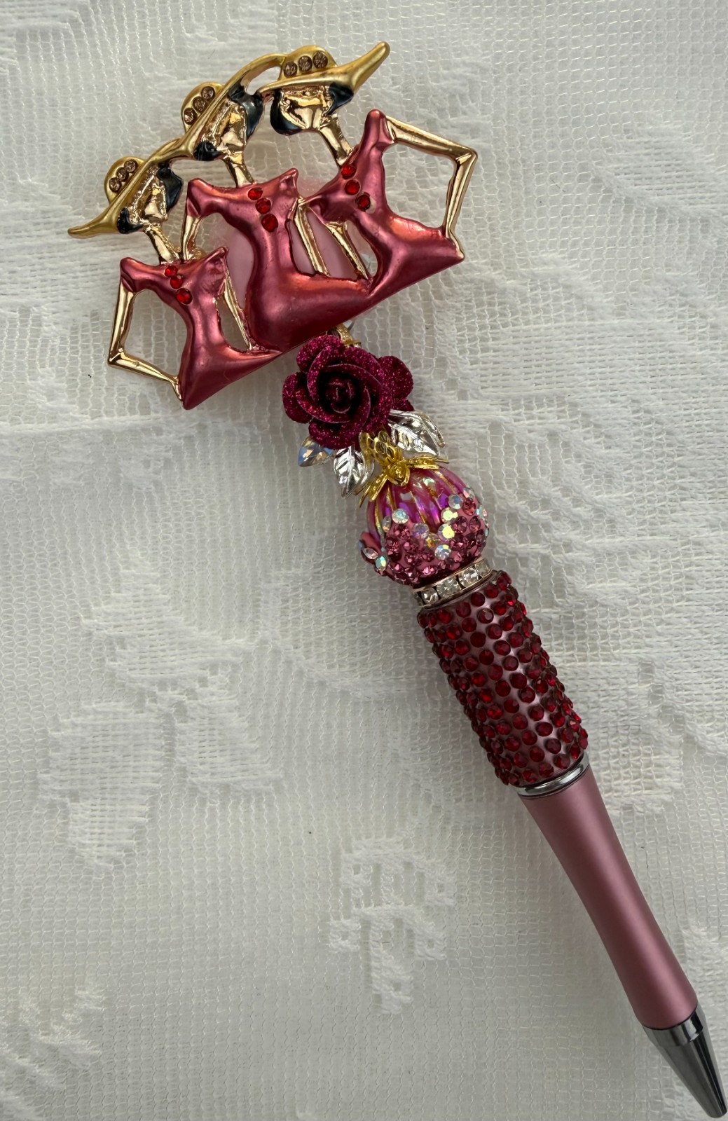 Custom beaded bling pens!! Luxury Inspired Gift.Basket filler. Journal. Collect!