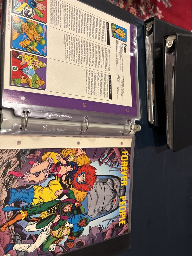 Comic Book Bio Binder