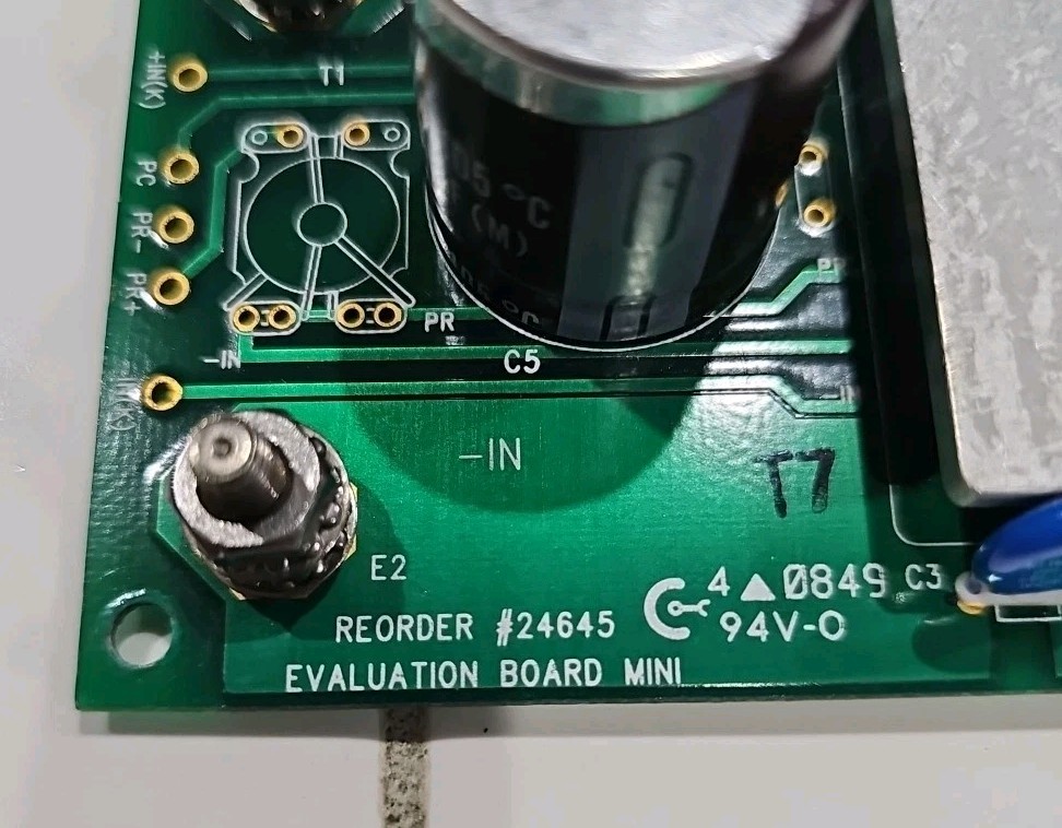 Vicor Evacuation Board Mini With V375B12C200BL