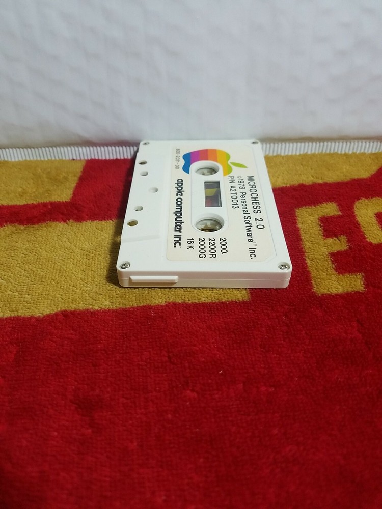 Apple Microchess 2.0 1978 Personal Software Cassette P/N A2T0013