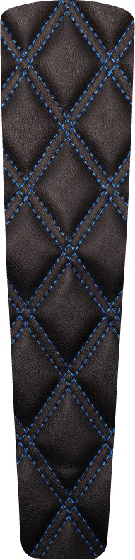 Blue Stitching Design Dash Panel Insert. 21+ Street Glide & 21+ Road Glide.