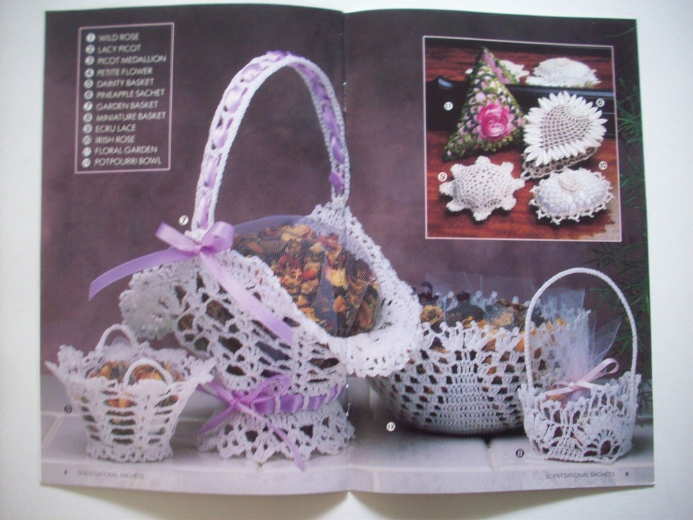 Scentsational Sachets crochet pattern Annie's Attic