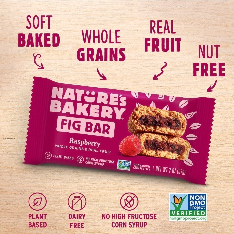 2 PACK- Nature's Bakery Blueberry, Raspberry Fig Bars 2 oz., 32 ct. (Total 64)