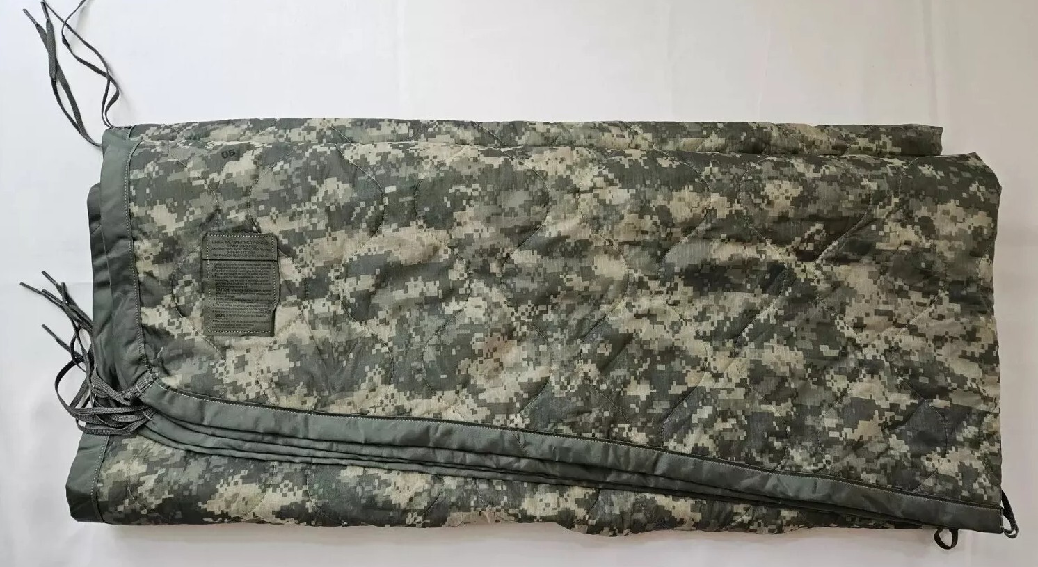 NEW US Military Army ACU Digital Wet Weather PONCHO LINER Woobie Blanket USGI