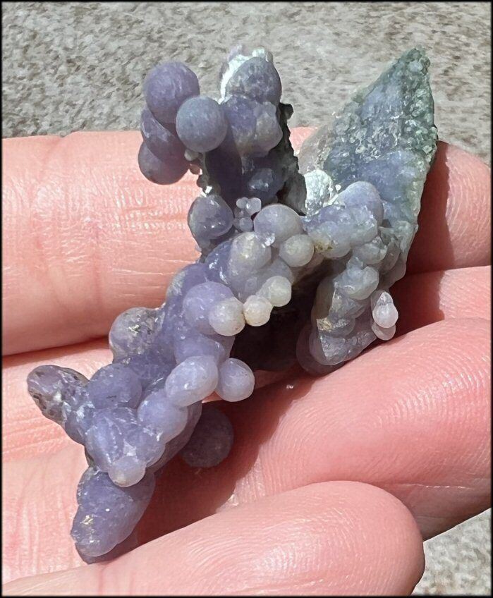 ~Lovely~ Grape Chalcedony Crystal Cluster - 3rd Eye Chakra, Intuition