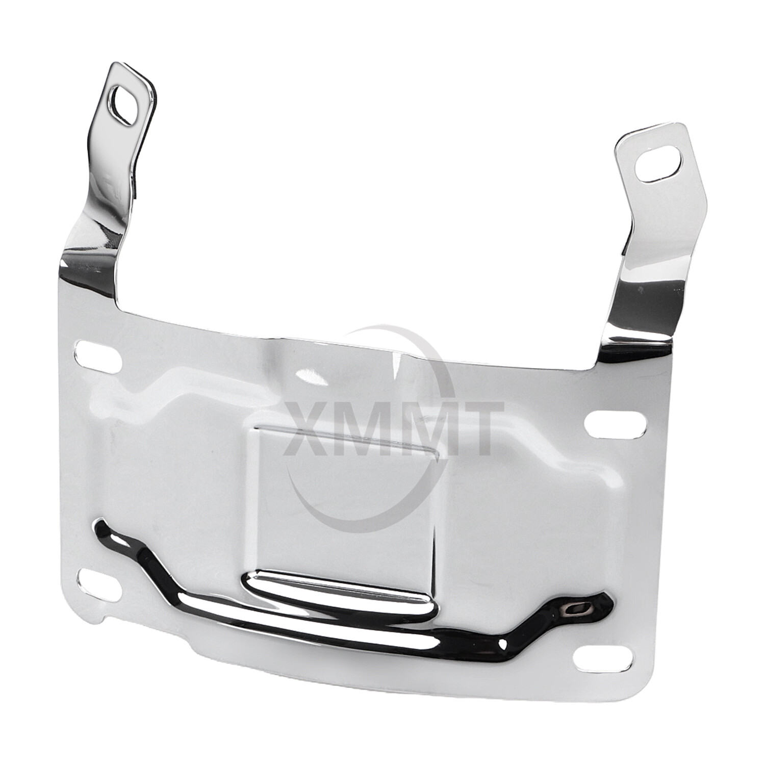 Chrome License Plate Relocation Mount For Harley Street Glide Road King Softail