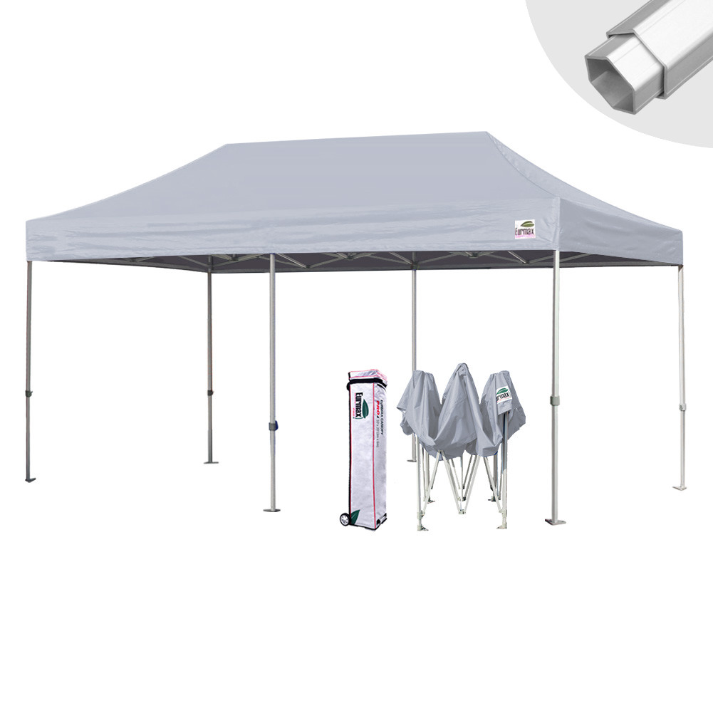 Ez Pop Up Full Aluminum Outdoor Canopy Gazebo Tent, New