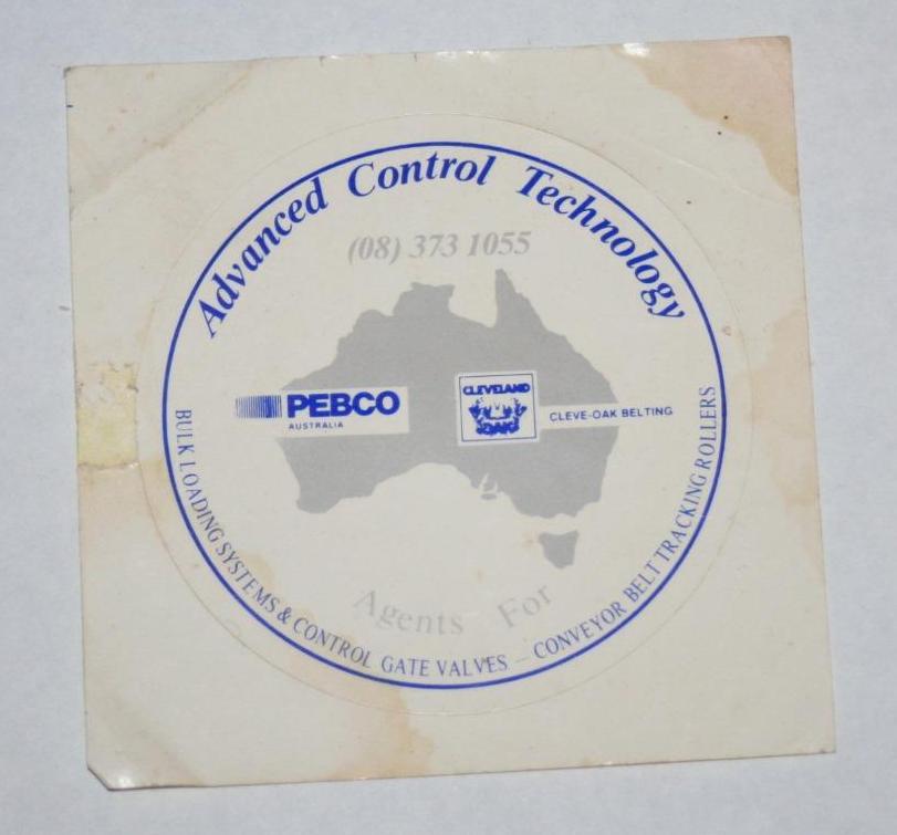 Retro Sticker - Advanced Control Technology
