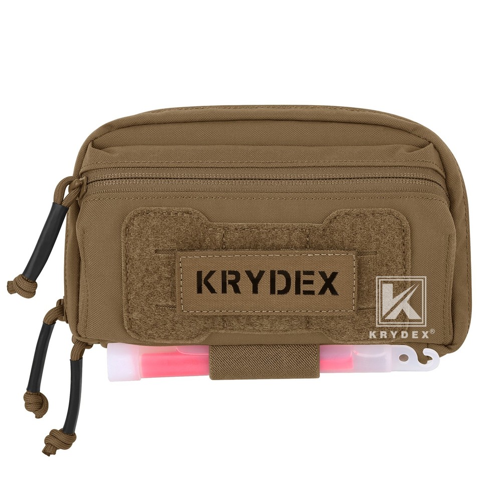 KRYDEX Tactical Modular Utility GP Pouch MOLLE Back Front Pocket Panel Small CB