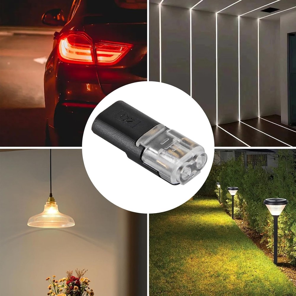 Reusable 2 Pin Low Voltage Wire Connectors - Fast and Safe Wiring Solution