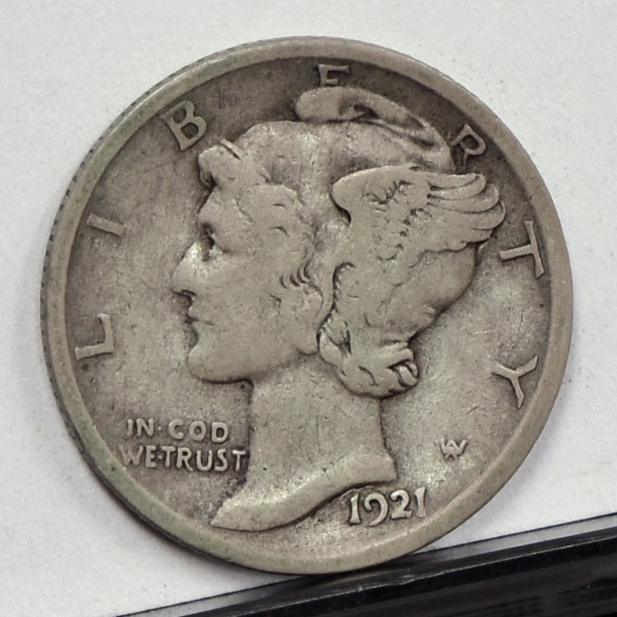 1921 Mercury Dime - VF (#59272-L)