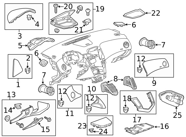 Genuine GM Multi-Purpose Clip 95965161