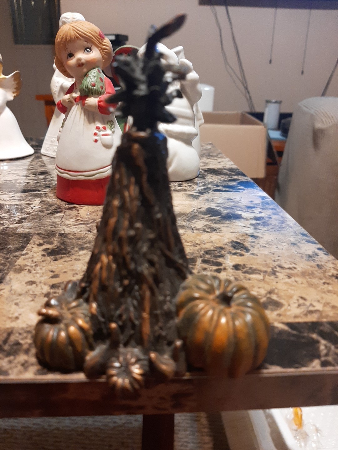 Bronze Thanksgiving/Fall Decoration Bell Made in Ukraine