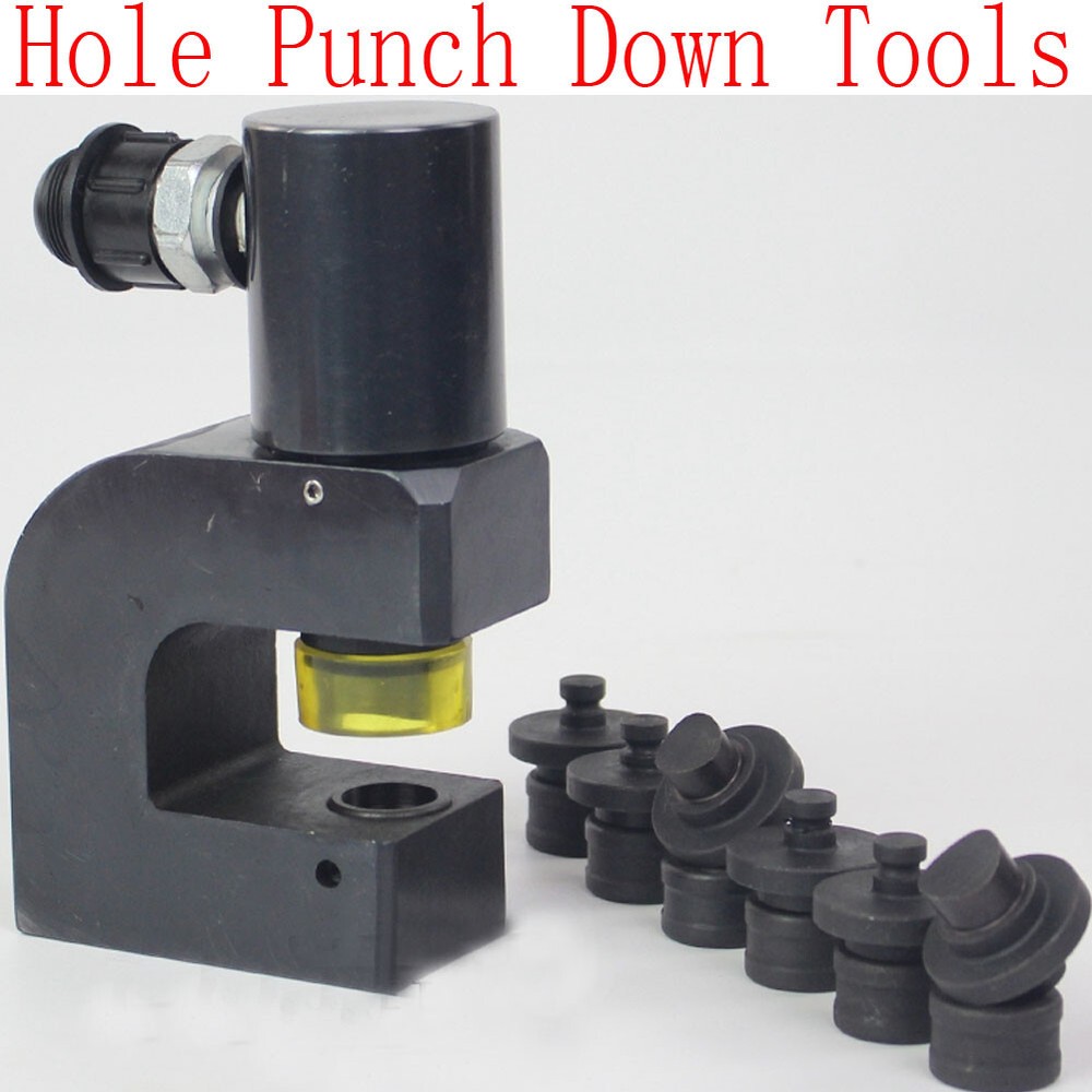 Hydraulic Cable Bridge Hole Punch Down Tools Hole Diggers Punching Force 70KN
