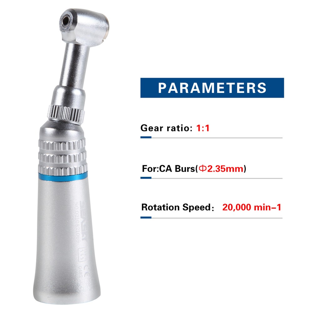 Dental Slow Low Speed Contra Angle Handpiece Push/Latch Head E-type CE