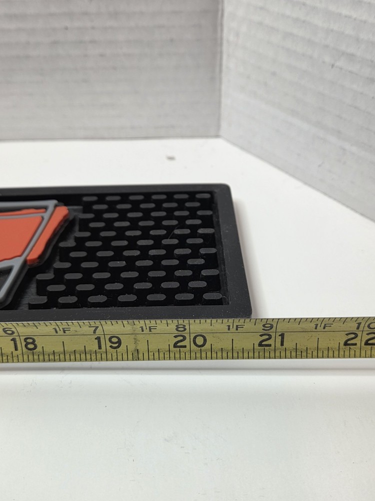 TUACA Black Rubber Bar Rail Runner Spill Mat