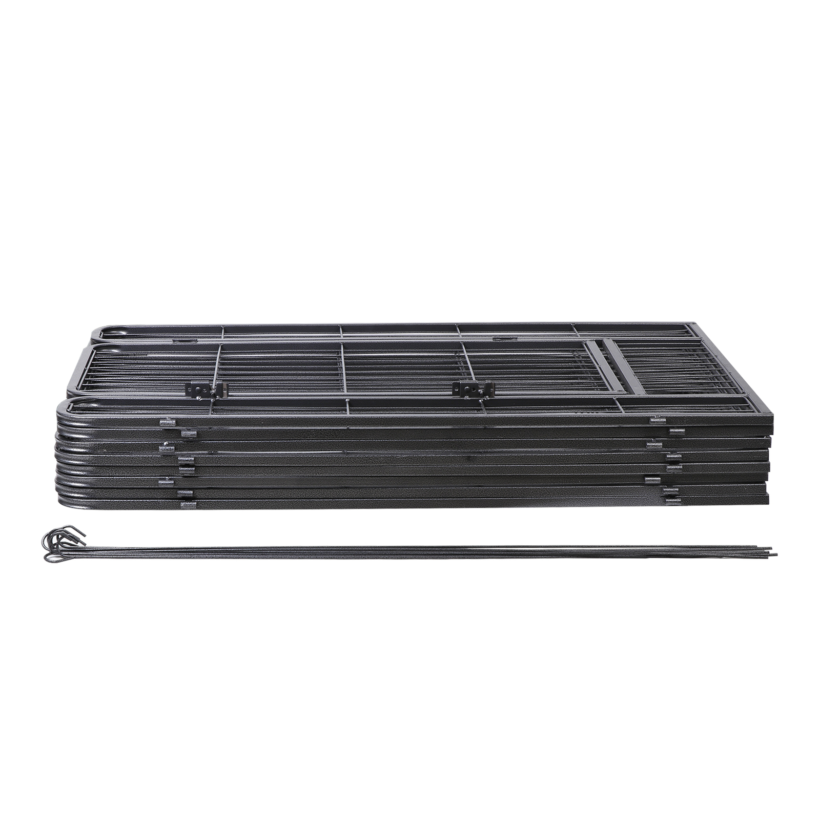 40" 8 Panel Heavy Duty Metal Pet Dog Playpen Kennel Exercise Fence Cage Black