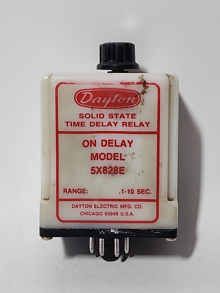 DAYTON 5X828E Time Delay Relay