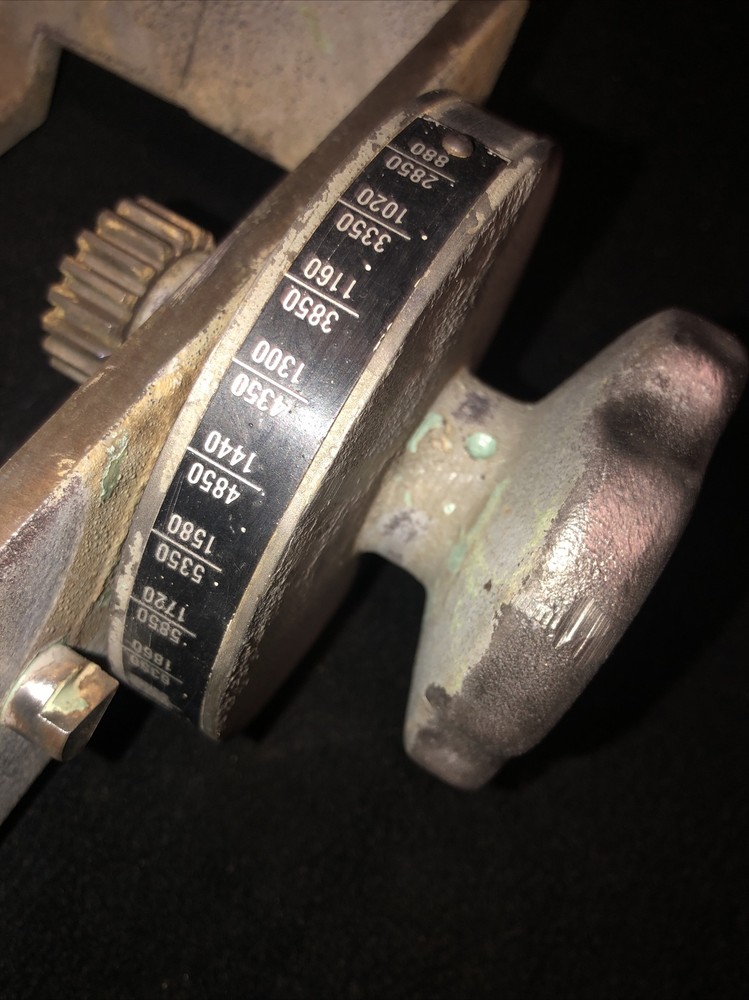 Vintage Original Hamilton VariMatic Drill Press Variable Speed Dial Assembly