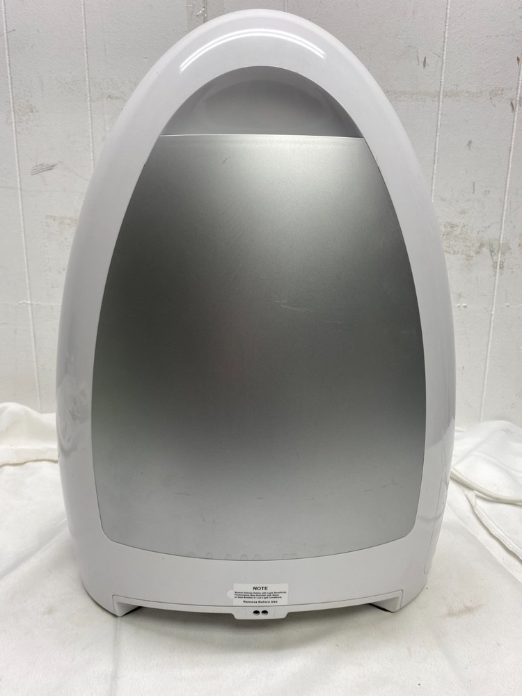 Eye Vac Home Touchless Sensor Vacuum Model EVH Silver White Lightly Used